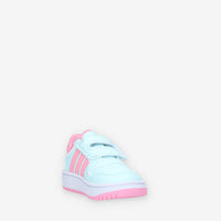 Adidas Hoops Sneakers da bimba bianche e rosa