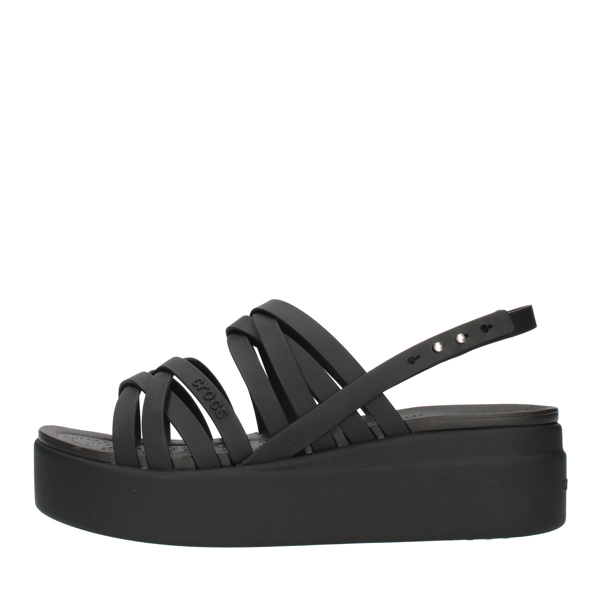 Crocs Brooklyn strappy lowwdgw sandali con zeppa