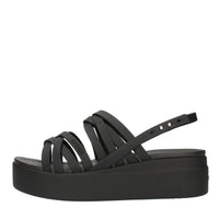 Crocs Brooklyn strappy lowwdgw sandali con zeppa