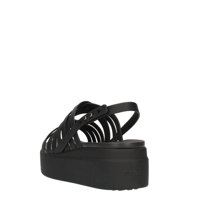 Crocs Brooklyn strappy lowwdgw sandali con zeppa
