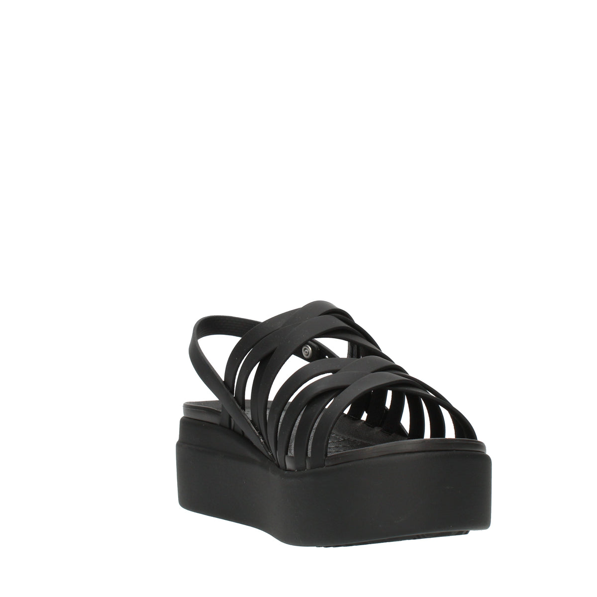 Crocs Brooklyn strappy lowwdgw sandali con zeppa