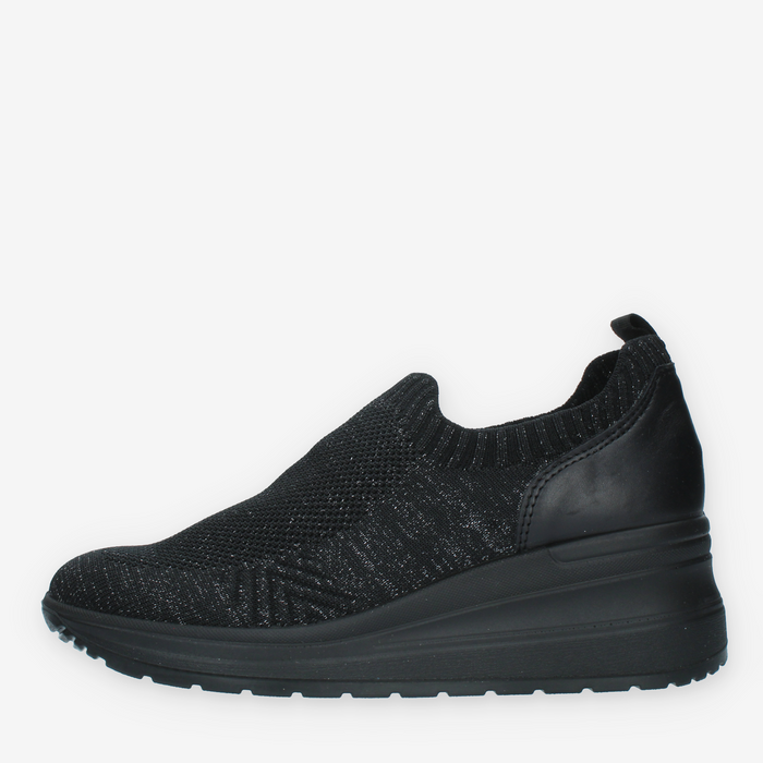Enval Soft Slip on con zeppa nere
