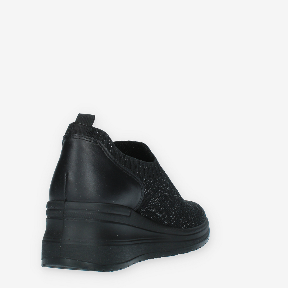 Enval Soft Slip on con zeppa nere