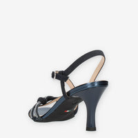 Nero Giardini Sandali blu da donna con tacco e strass