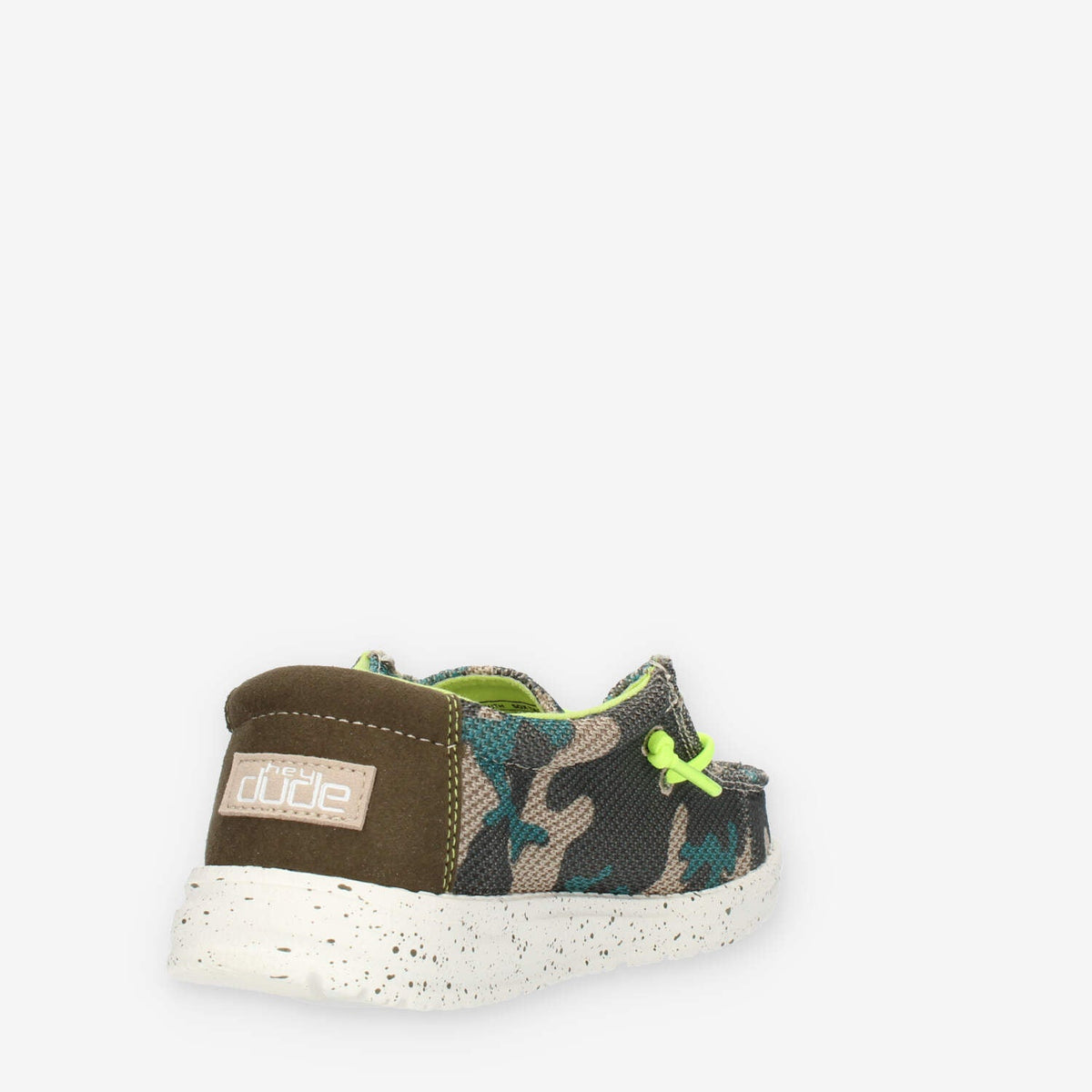 Hey Dude Wally Youth Sox Taupe Camo Slip On da bimbo mimetiche