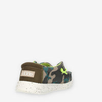 Hey Dude Wally Youth Sox Taupe Camo Slip On da bimbo mimetiche