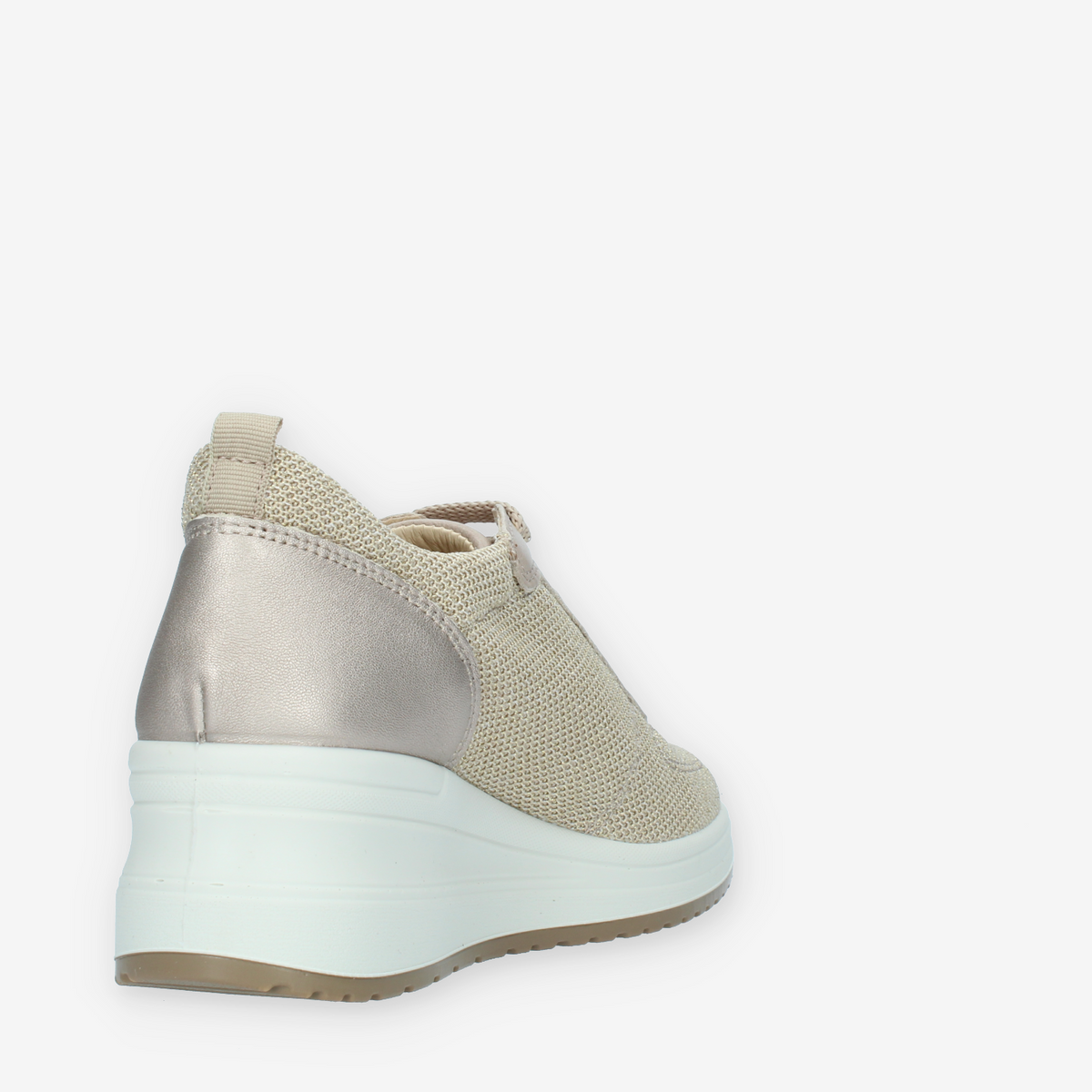 Enval Soft Sneakers con zeppa beige