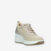Enval Soft Sneakers con zeppa beige