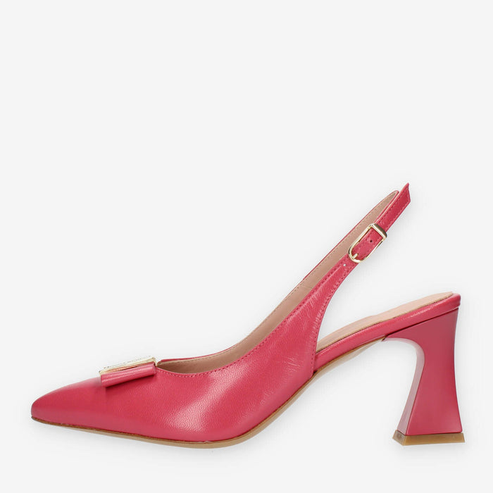 Donna Serena Decolleté fucsia con tacco da donna