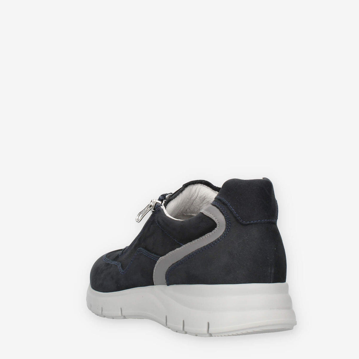 Nero Giardini Sneakers da uomo blu con cerniera