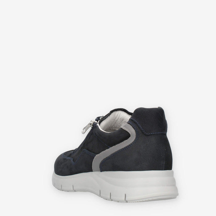 Nero Giardini Sneakers da uomo blu con cerniera
