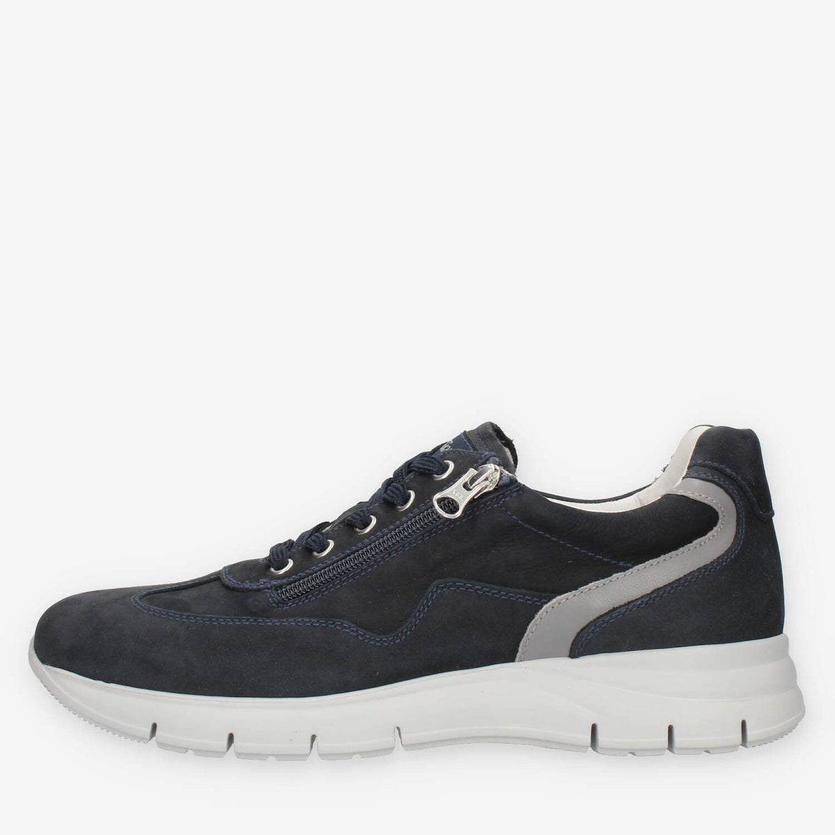 Nero Giardini Sneakers da uomo blu con cerniera