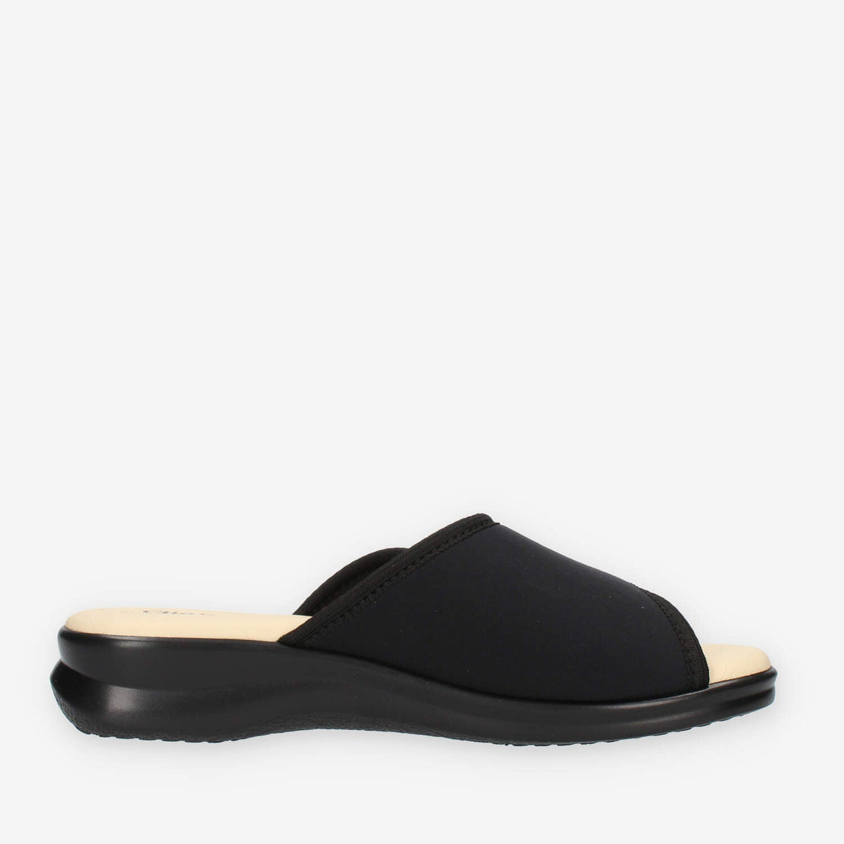 Clia Walk Elastica Ciabatte nere da donna
