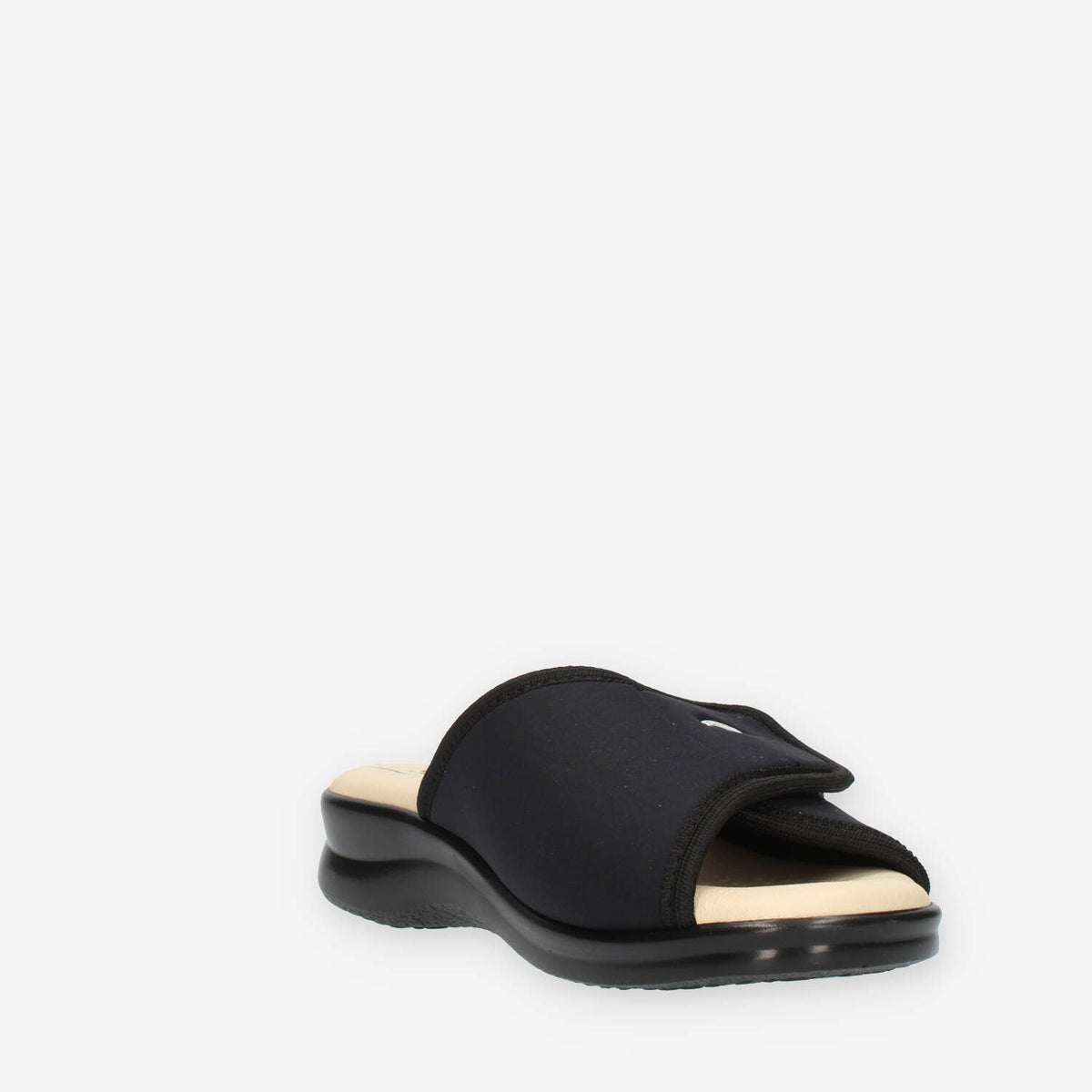 Clia Walk Elastica Ciabatte nere da donna