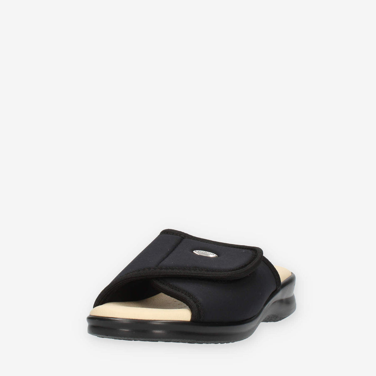 Clia Walk Elastica Ciabatte nere da donna