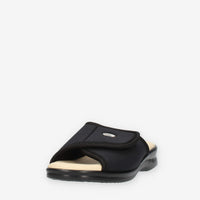 Clia Walk Elastica Ciabatte nere da donna