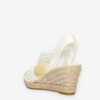 La Maison De L'Espadrille Sandali Espadrillas da donna bianche