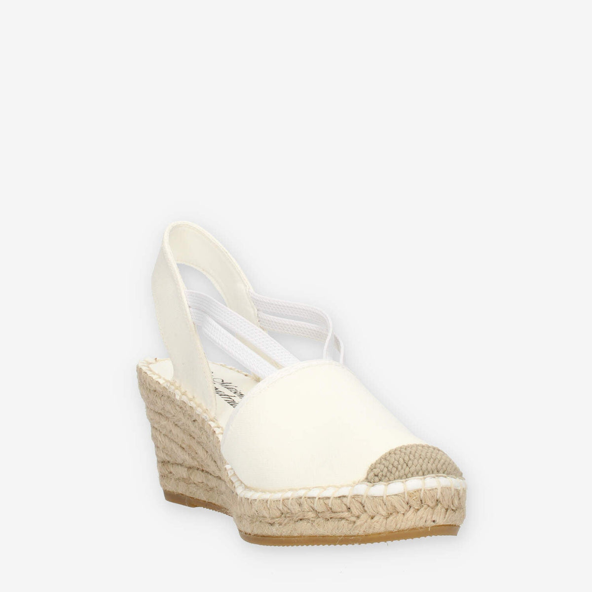 La Maison De L'Espadrille Sandali Espadrillas da donna bianche