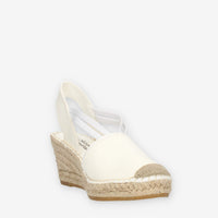 La Maison De L'Espadrille Sandali Espadrillas da donna bianche