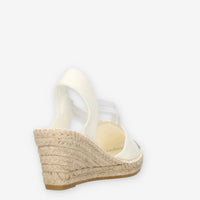 La Maison De L'Espadrille Sandali Espadrillas da donna bianche