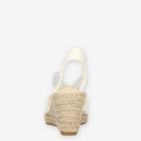 La Maison De L'Espadrille Sandali Espadrillas da donna bianche