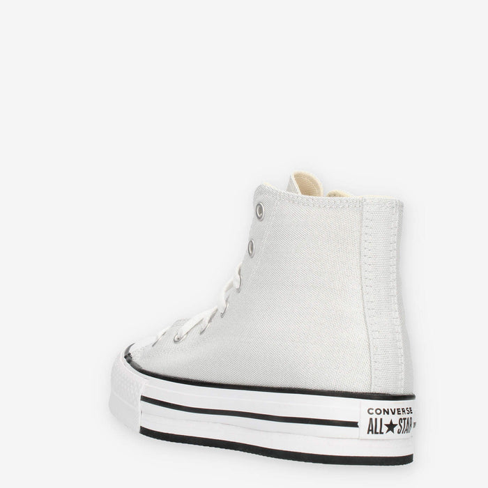 Converse Chuc Taylor All Star Eva lift HI Sneakers alte argento