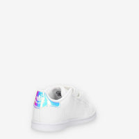 Adidas Stan Smith CF I Sneakers da bimba bianche e iridescenti