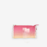 Marc Ellis Guapa Pochette in tessuto rosa e giallo