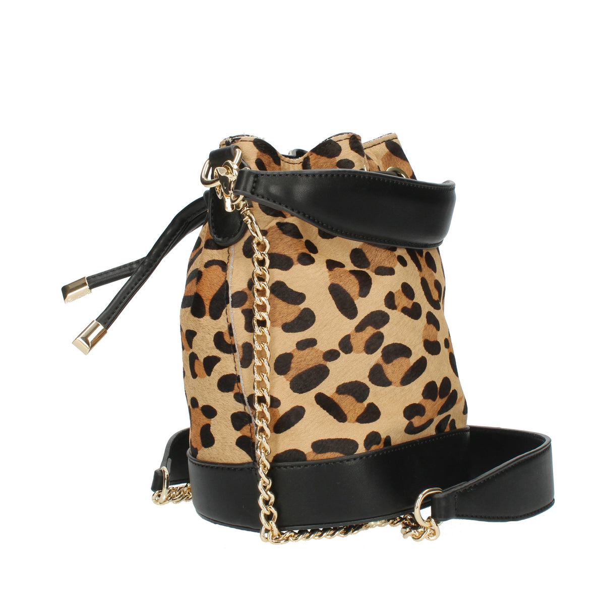 Borsetta a secchiello animalier