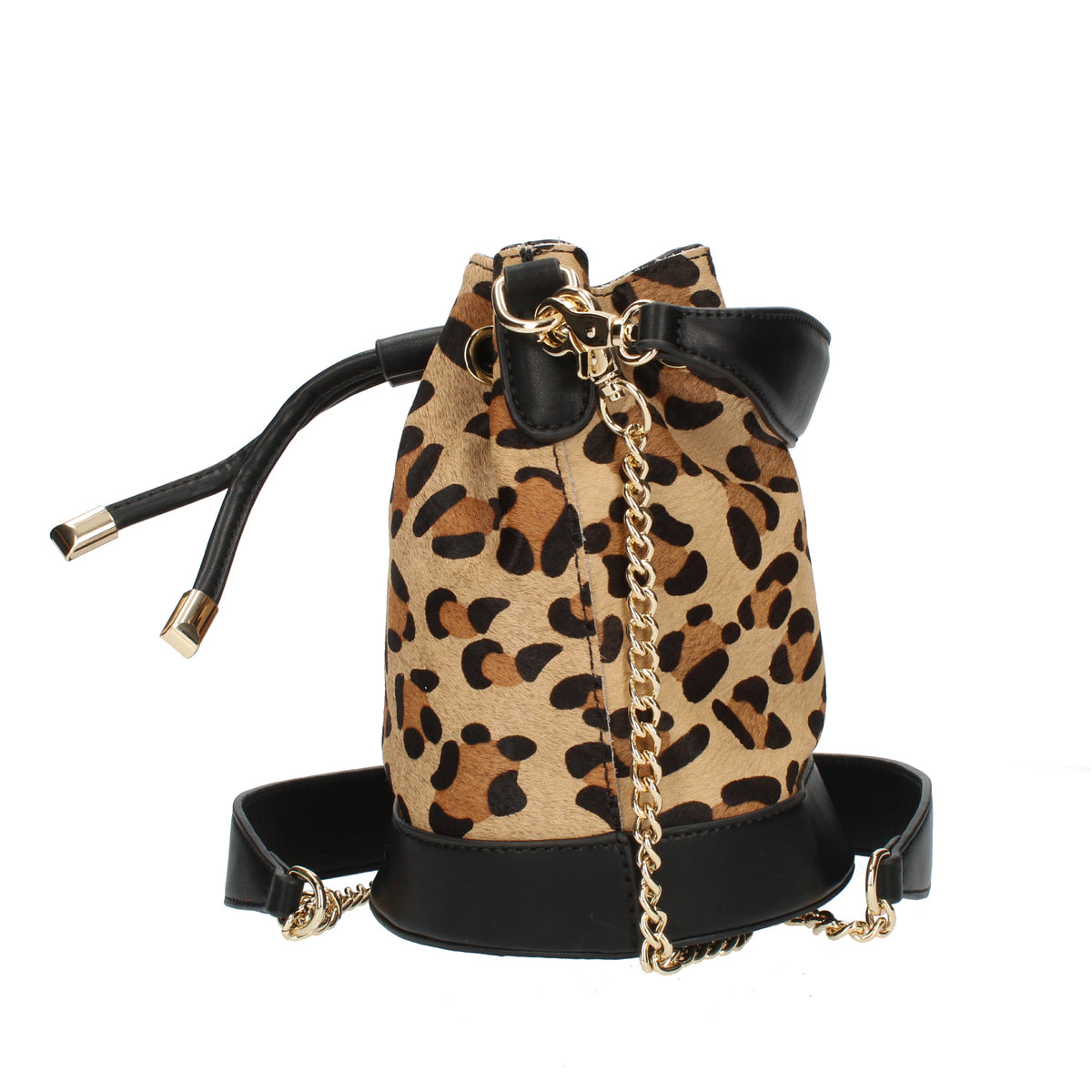 Borsetta a secchiello animalier
