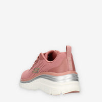 Skechers Fashion Fit Make Movies Sneakers da donna rosa