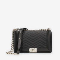 Marc Ellis Flat M Manhattan Borsa a tracolla nera