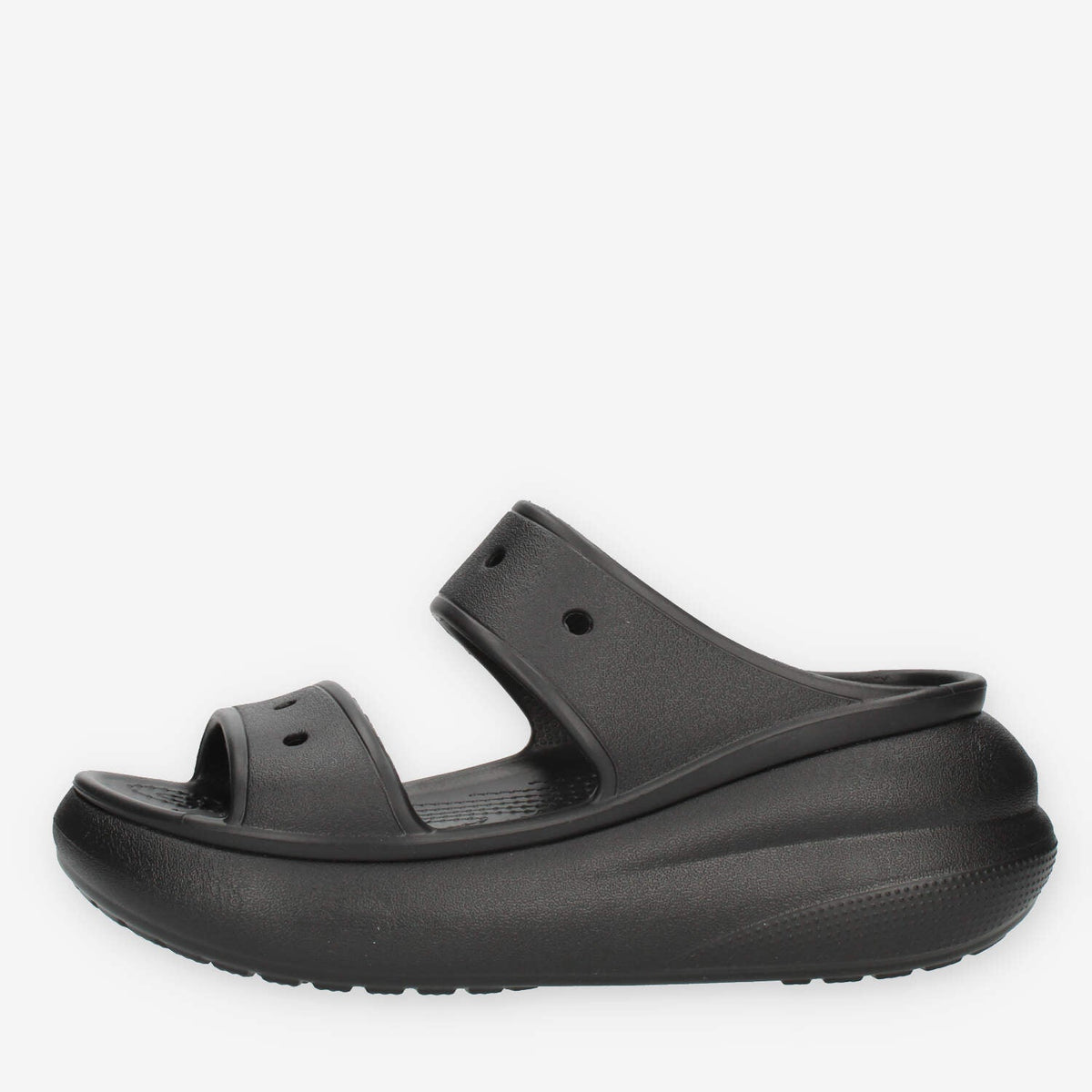 Crocs Crush Sandal W Sandali scalzati neri con zeppa