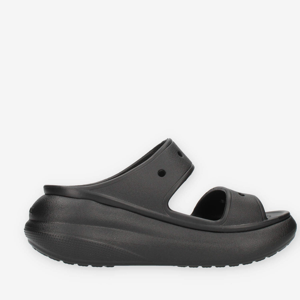 Crocs Crush Sandal W Sandali scalzati neri con zeppa