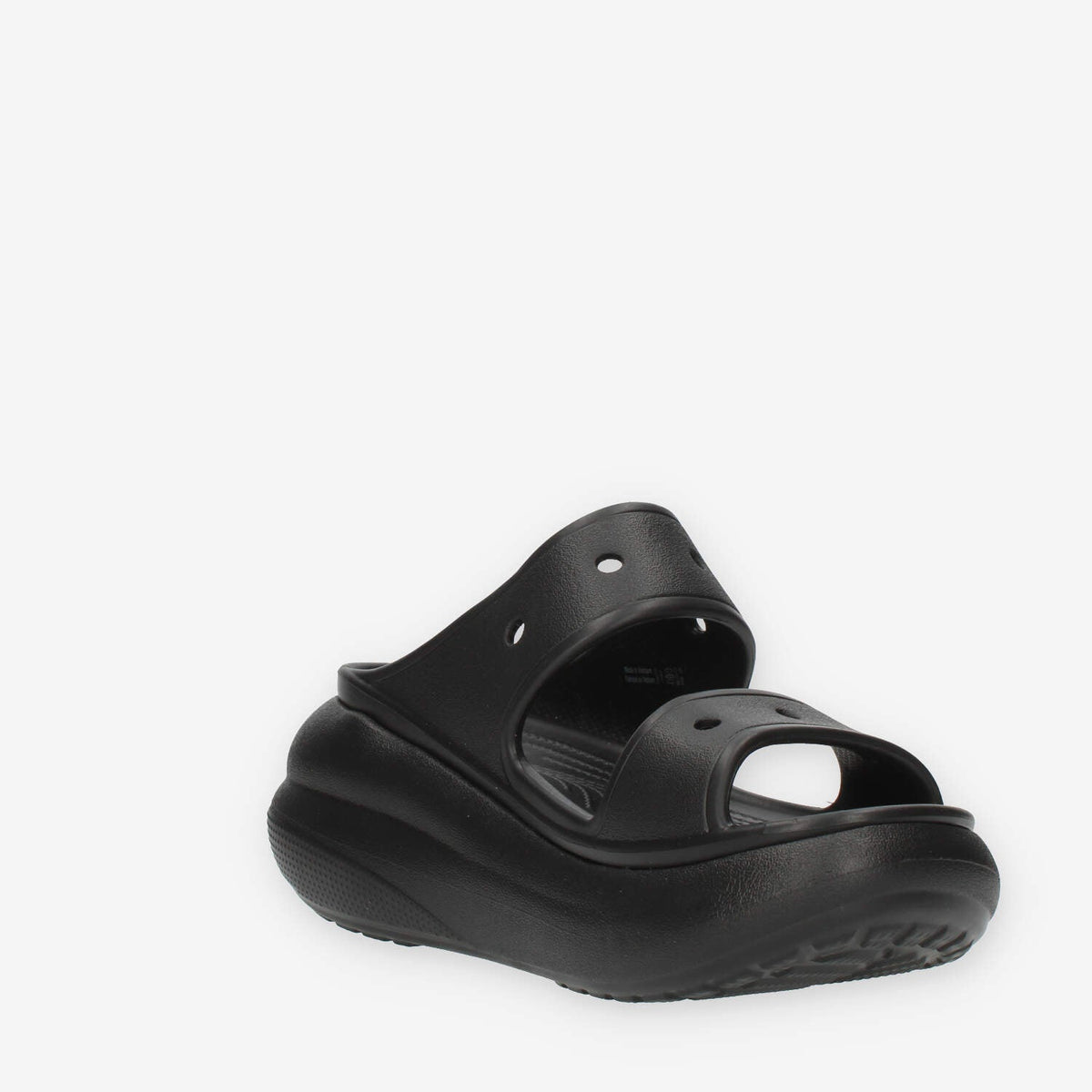 Crocs Crush Sandal W Sandali scalzati neri con zeppa