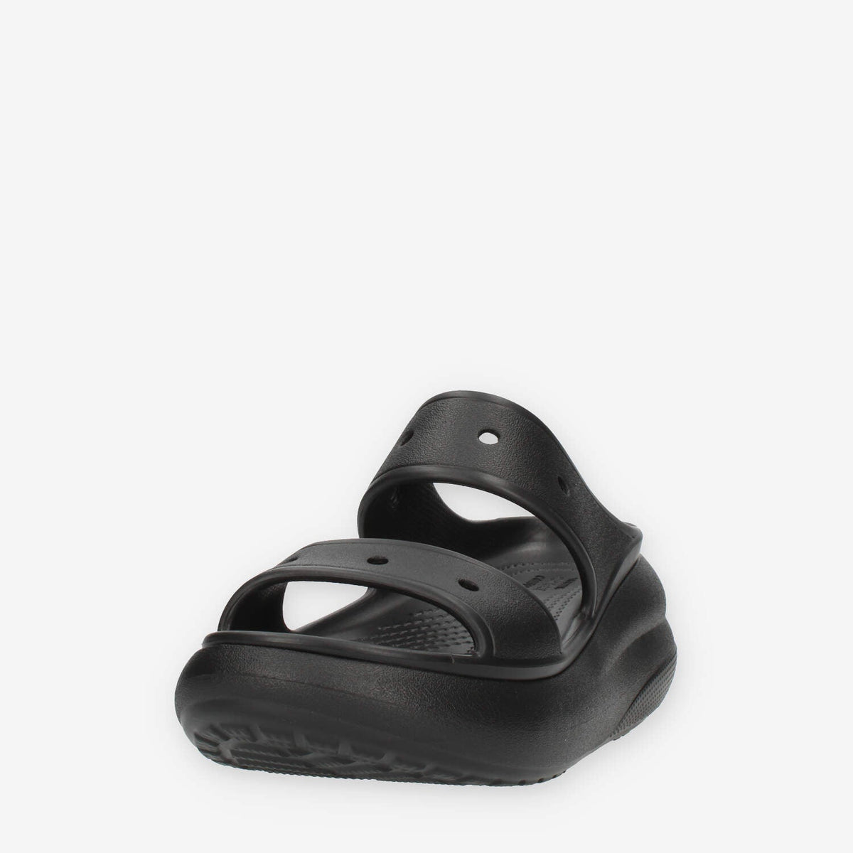 Crocs Crush Sandal W Sandali scalzati neri con zeppa