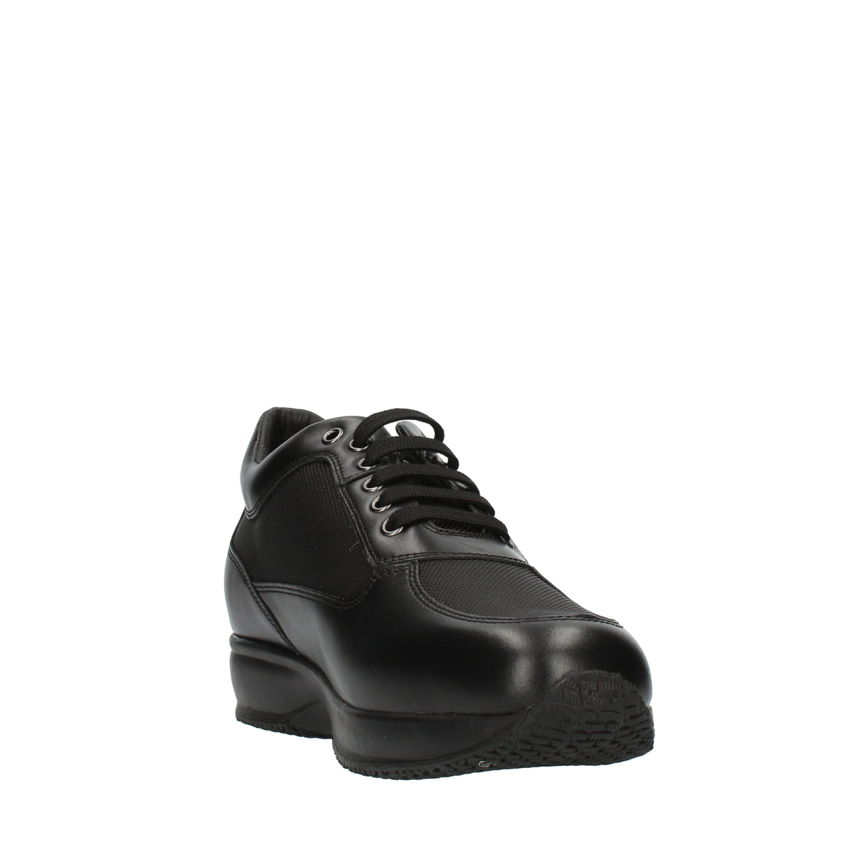 Lumberjack Raul Sneakers nere in pelle da uomo nere