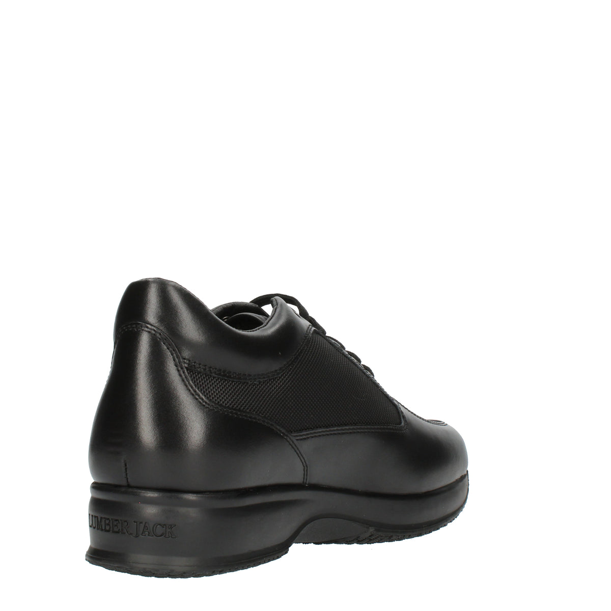 Lumberjack Raul Sneakers nere in pelle da uomo nere