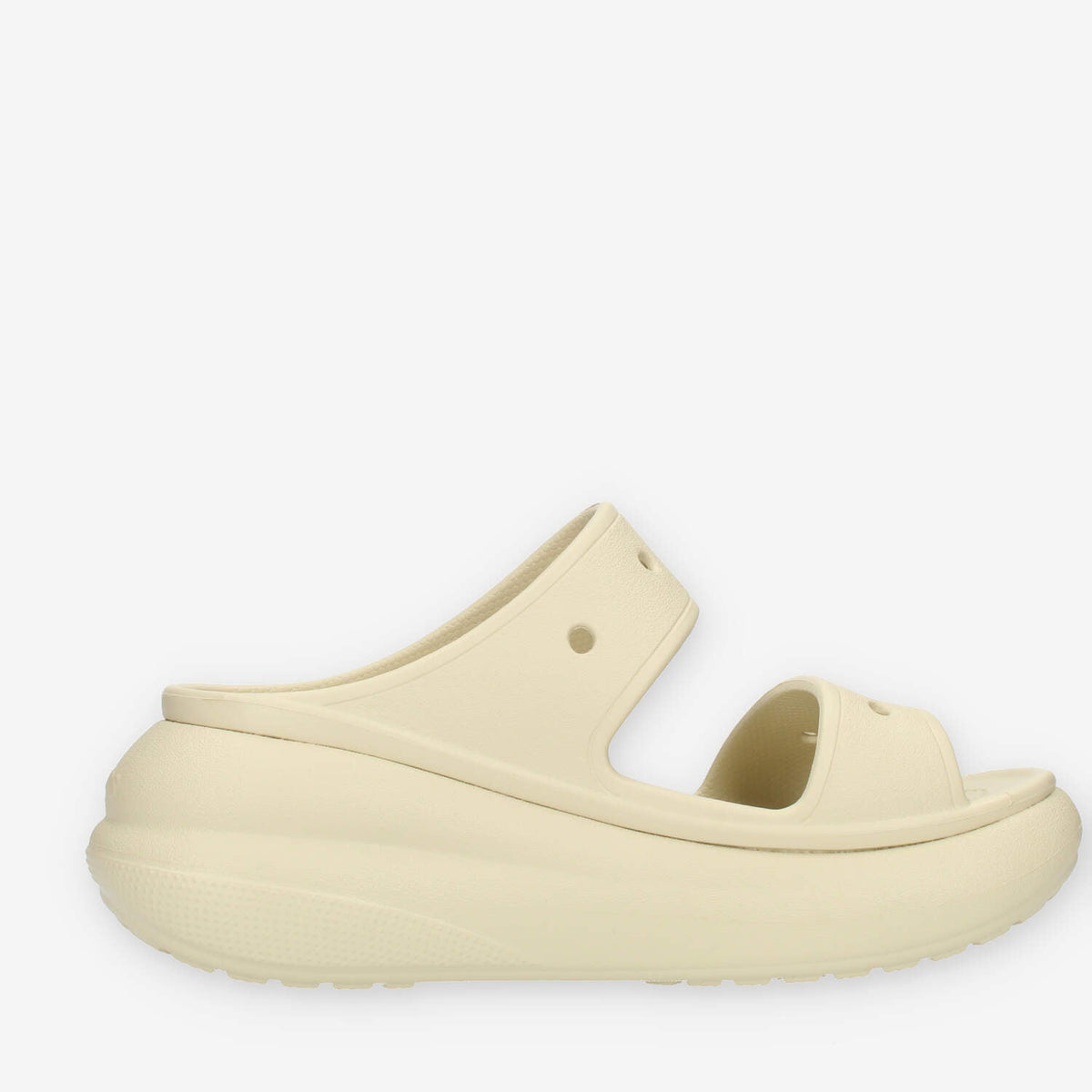 Crocs Crush Sandal W Sandali scalzati avorio con zeppa
