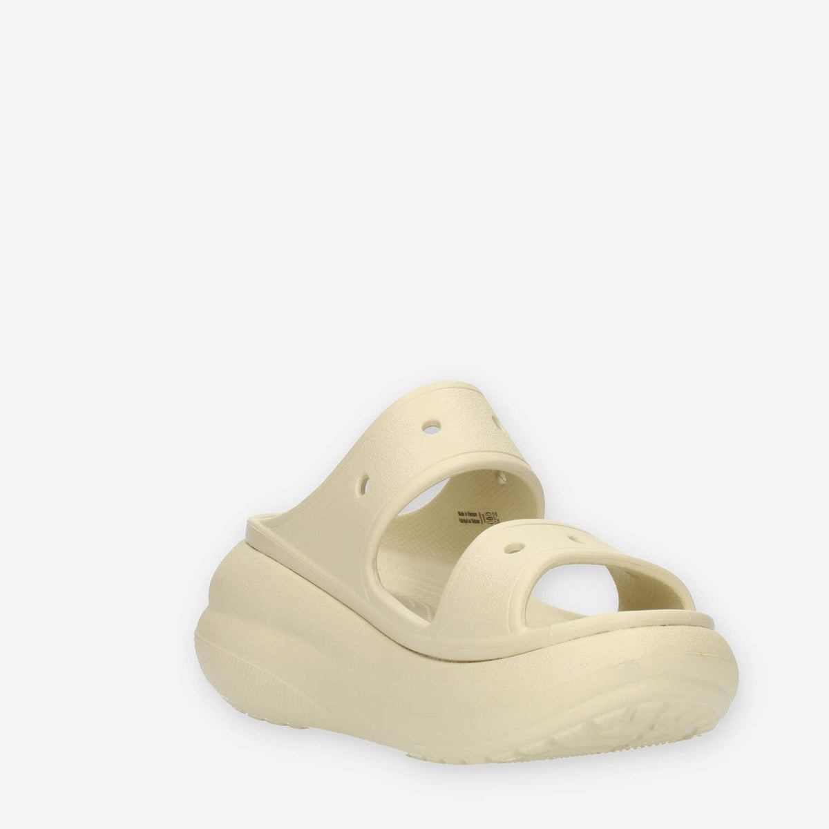 Crocs Crush Sandal W Sandali scalzati avorio con zeppa