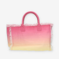Marc Ellis Guapa L Borsa modello shopping in tessuto rosa e giallo