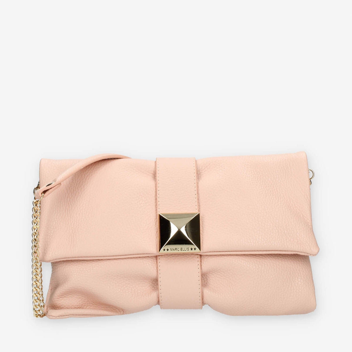 Marc Ellis Peonia Pyramid Borsa a tracolla rosa
