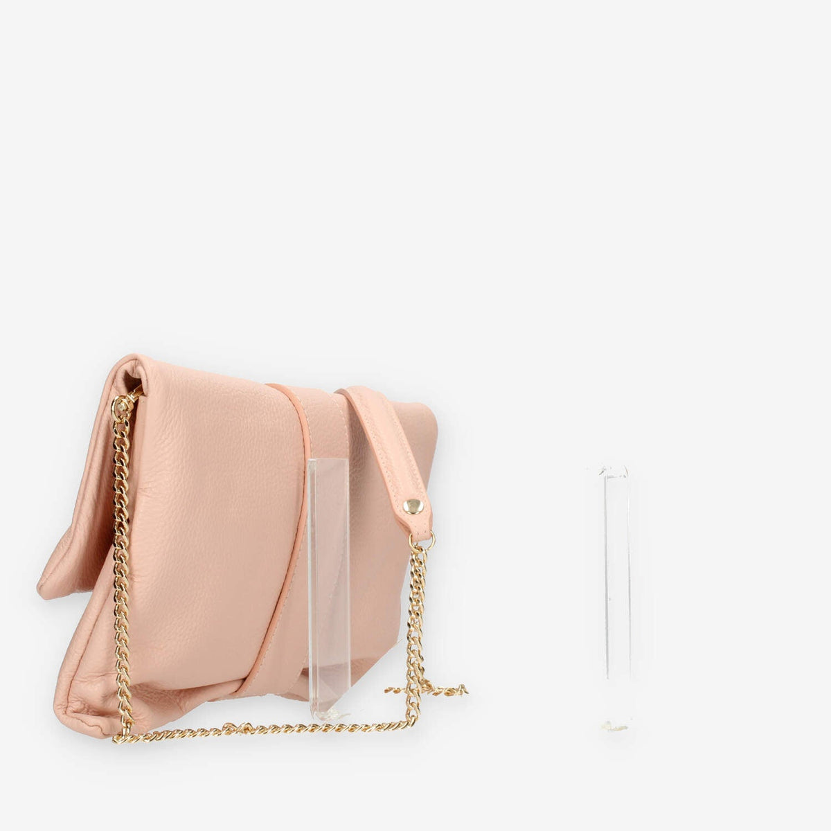 Marc Ellis Peonia Pyramid Borsa a tracolla rosa