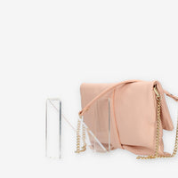Marc Ellis Peonia Pyramid Borsa a tracolla rosa