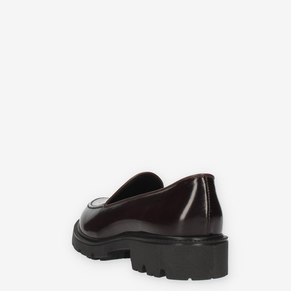 Vsl Mocassini bordeaux da donna con nappine