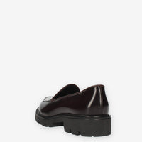 Vsl Mocassini bordeaux da donna con nappine