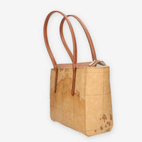 Alviero Martini Prima Classe Borsa shopping Geo Classic e cuoio