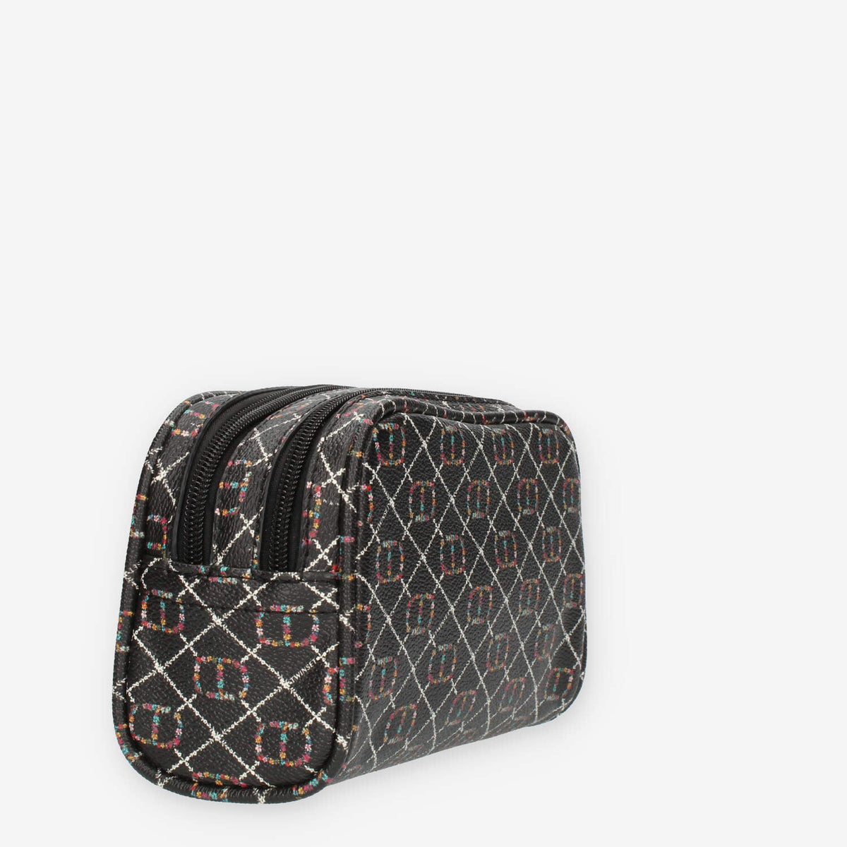 Twinset Milano Beauty nero logato a 2 scomparti