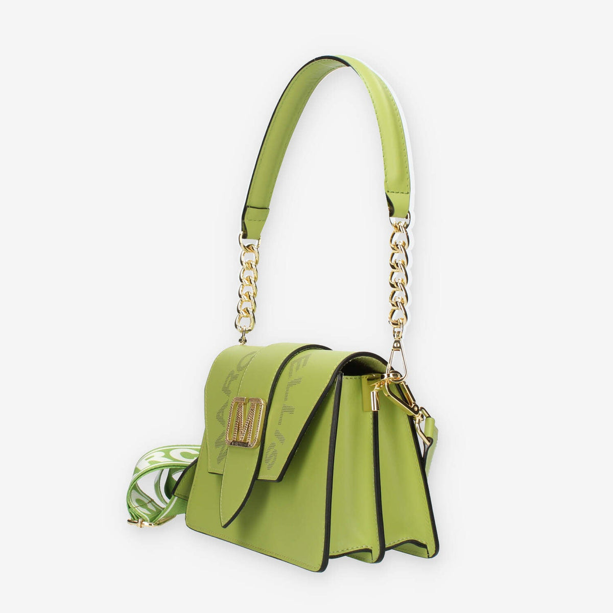Marc Ellis Kourtney M Diamond Borsetta a tracolla verde