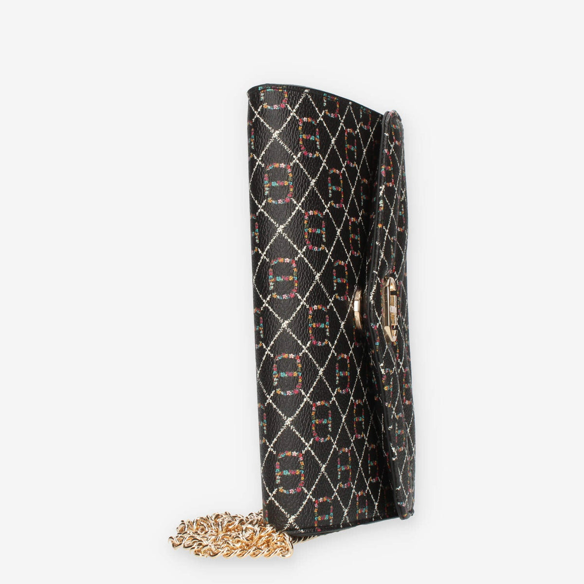 Twinset Milano Pochette porta cellulare nera logata con tacollina